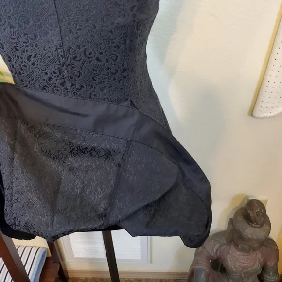 Princess Vera Wang Cocktail Black Dress, Casual Dress, Size 3 - Picture 6 of 15